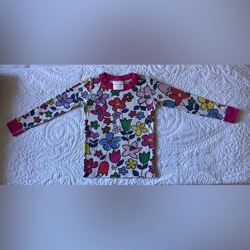 Hanna Andersson Floral Long Sleeve Pajamas